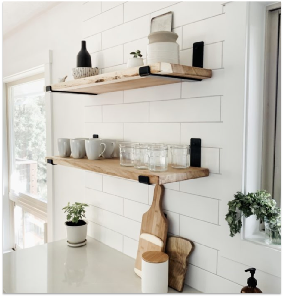 How-To: DIY Open Shelving - Candid Design